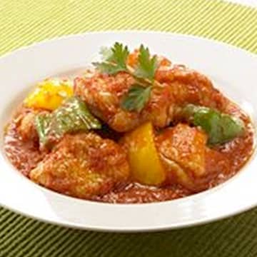 レシピ画像-鶏肉のトマト煮