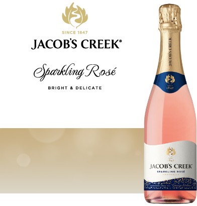 JACOB'S CREEK® Sparkring Rose BRIGHT & DELICATE